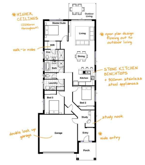 Excellent 10m Frontage House Designs Gallery - Best interior design ... Excellent 10m Frontage House Designs Gallery - Best interior design ...